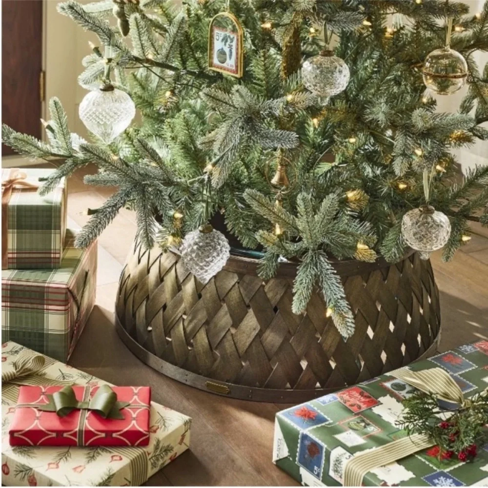 Set of 3 Ornate Glass Bulb Christmas Tree Ornaments Hearth & Hand with Magnolia